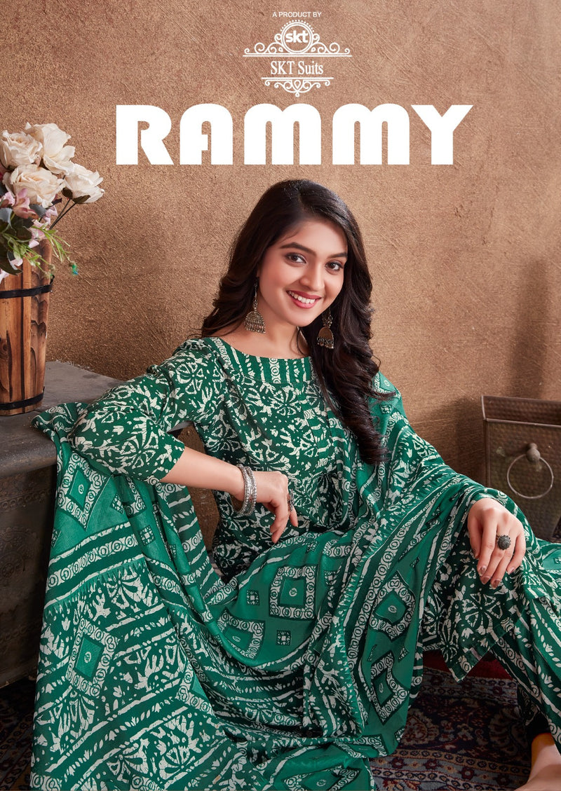 Skt Suit Rummy Soft Cotton Digital Print Casual Wear Salwar Suit