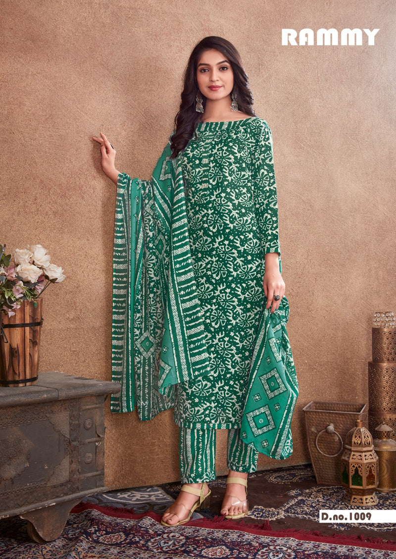 Skt Suit Rummy Soft Cotton Digital Print Casual Wear Salwar Suit