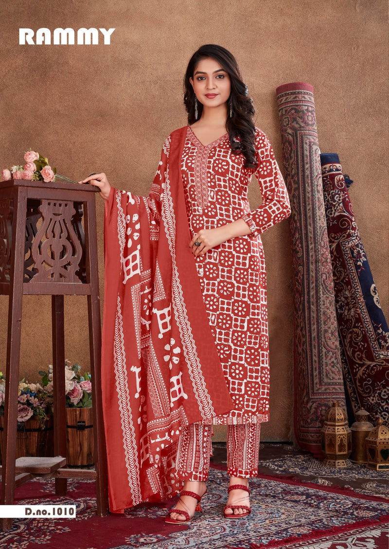 Skt Suit Rummy Soft Cotton Digital Print Casual Wear Salwar Suit