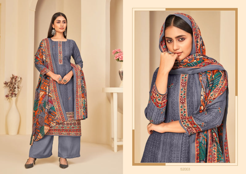 Skt Suit Winter Shawl Pshmina Fancy Salwar Suit