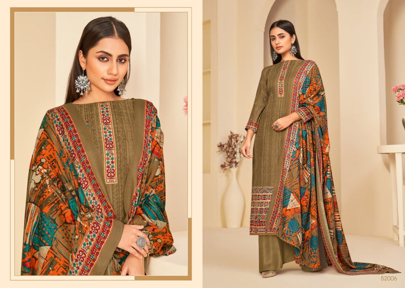 Skt Suit Winter Shawl Pshmina Fancy Salwar Suit