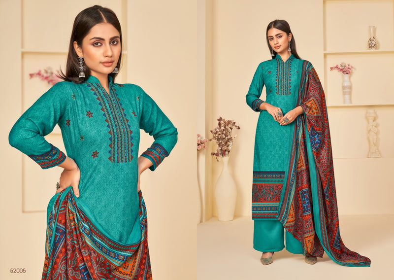 Skt Suit Winter Shawl Pshmina Fancy Salwar Suit