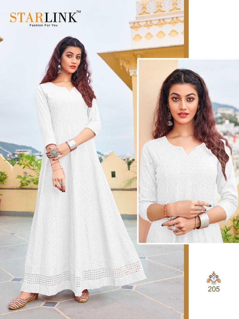Starlink Rangeen Rayon Fancy Designer Kurti
