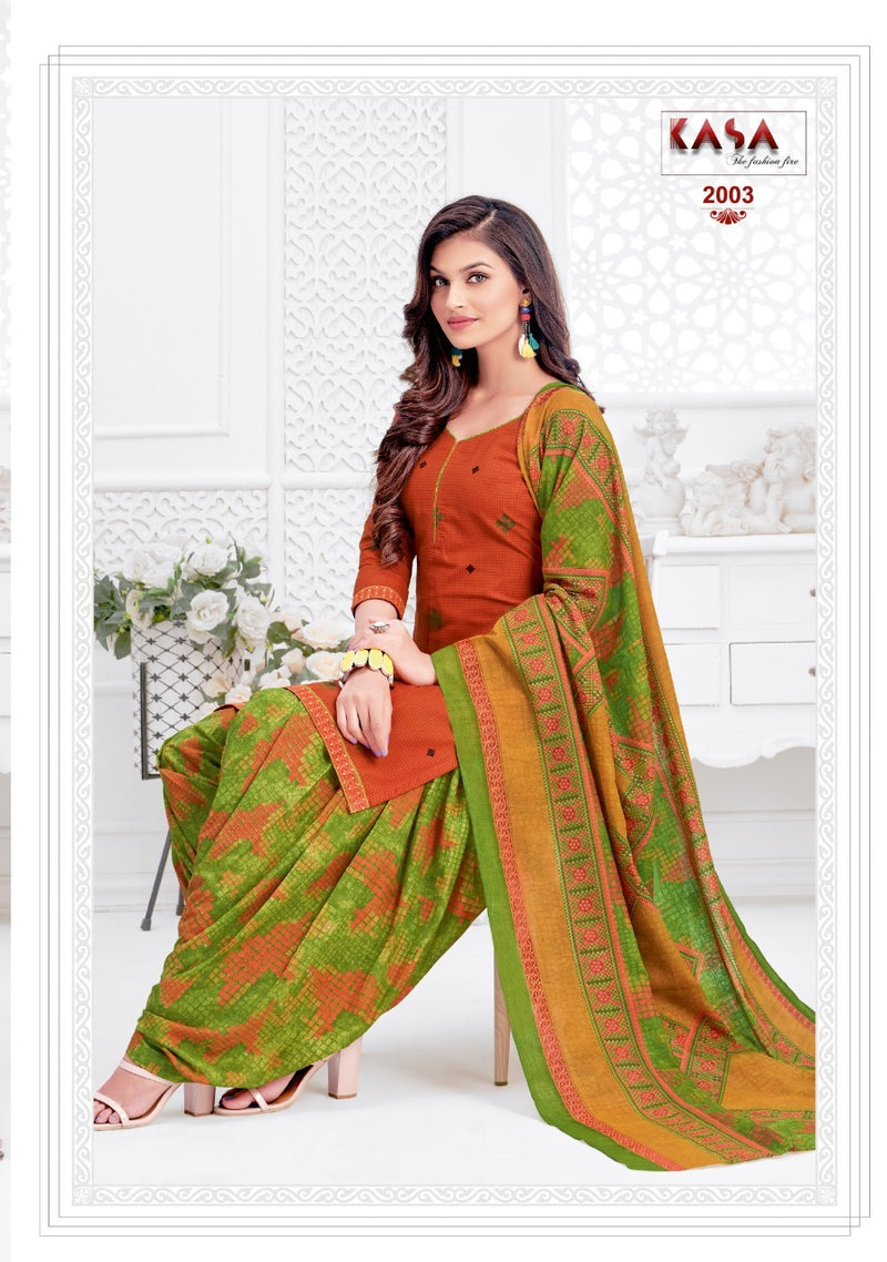 Suryajyoti Launch Saira Vol 2 Butter Cotton Printed Fancy Patiyala Style Readymade Salwar Suits
