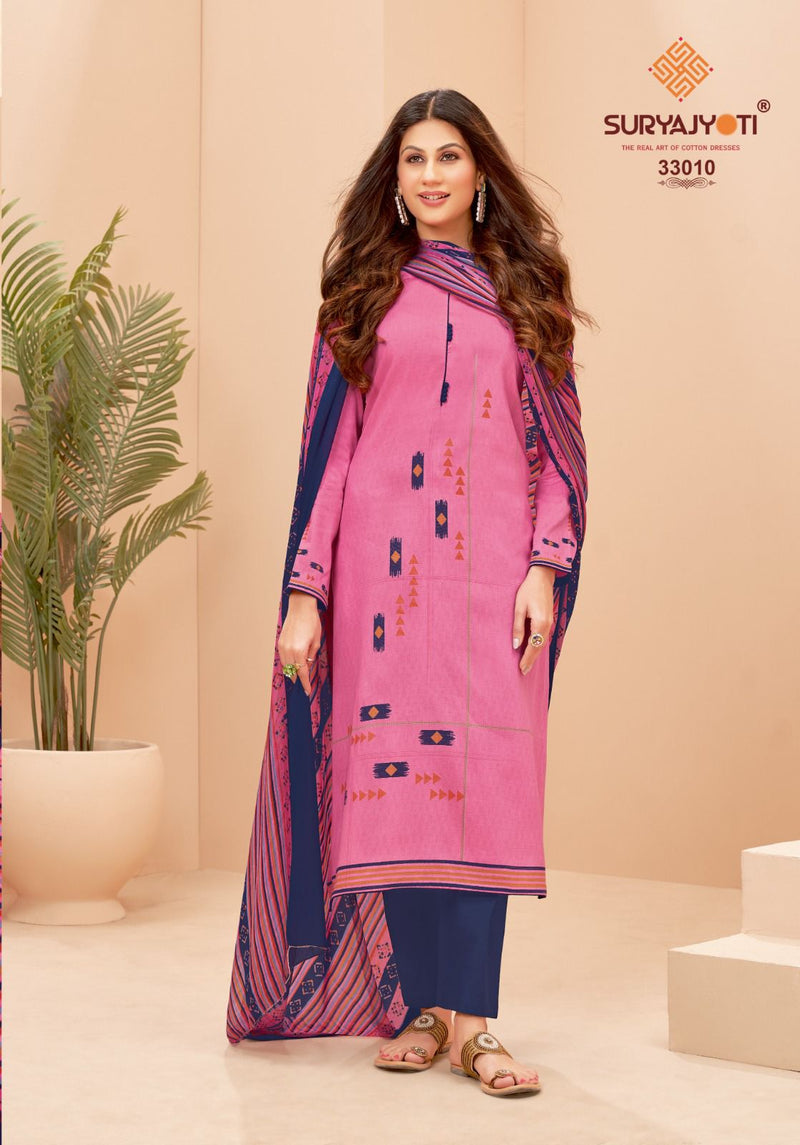 Suryajyoti Naishaa Vol  23 Cotton Satin Designer Wear Salwar Kameez