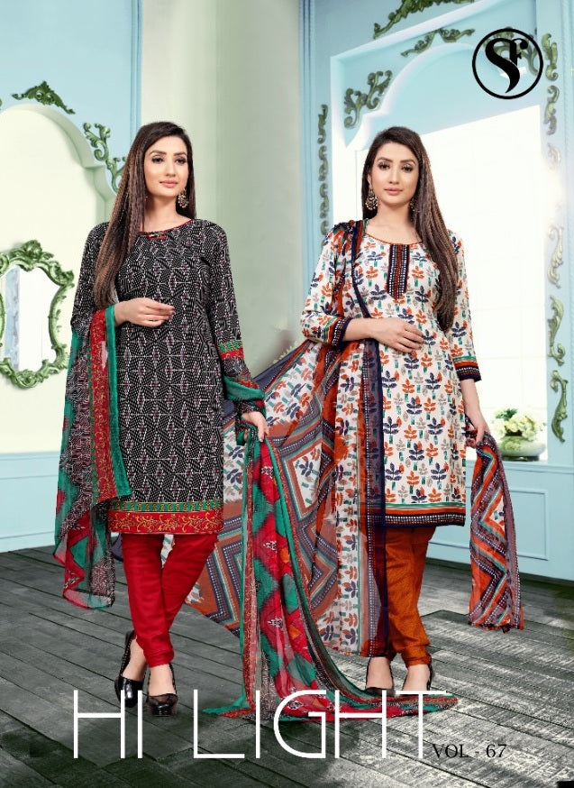 Sweety Fashion Hilight Vol 67 Crape Styllsh Salwar Kameez