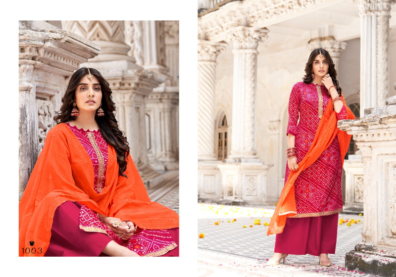 Sweety Fashion Lashkara Jam Silk Foil Print Embroidered Work Salwar Kameez