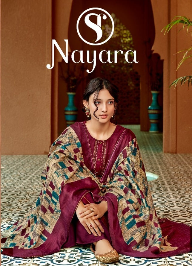 Sweety Fashion Nayara Pashmina With Swarovski Work Salwar Suit