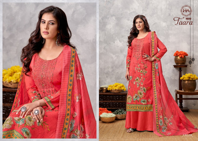 Harshit Fashion Hub Taara Cotton Salwar Kameez With Digital Prints & Embroidery