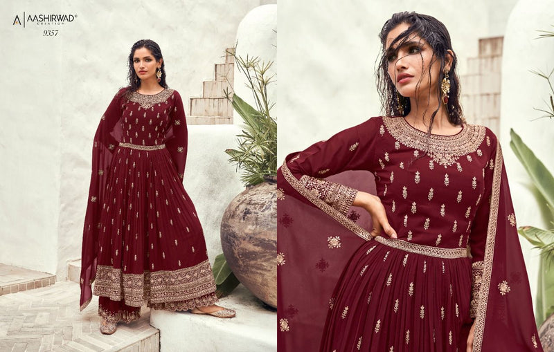 Aashirwad Creation Taashi Georgette With Elegant Work Stylish Designer Attractive Look Kurti