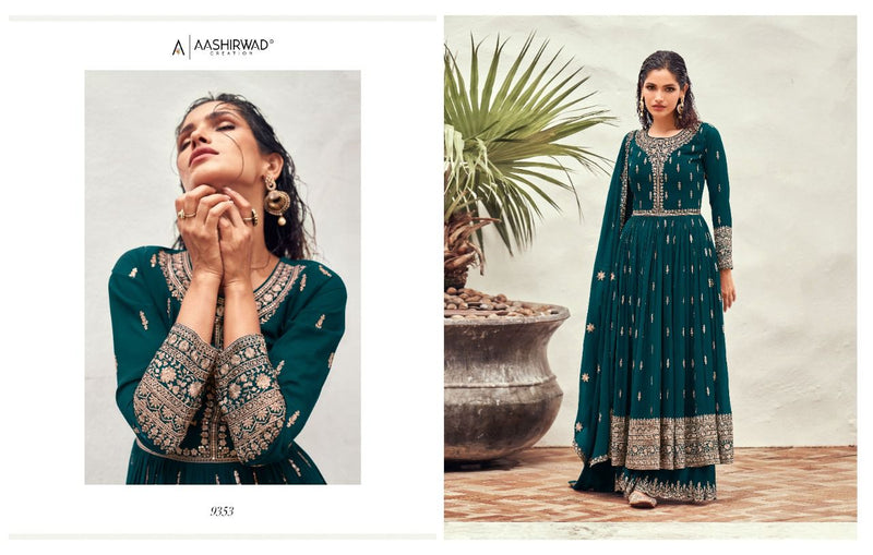 Aashirwad Creation Taashi Georgette With Elegant Work Stylish Designer Attractive Look Kurti