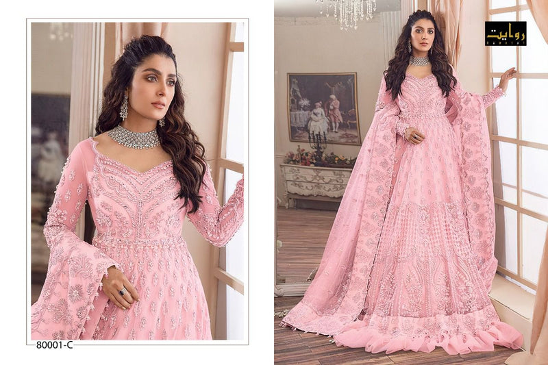 Rawayat Tabeer Vol 4 Butterfly Net Designer Festival Wear Salwar Kameez