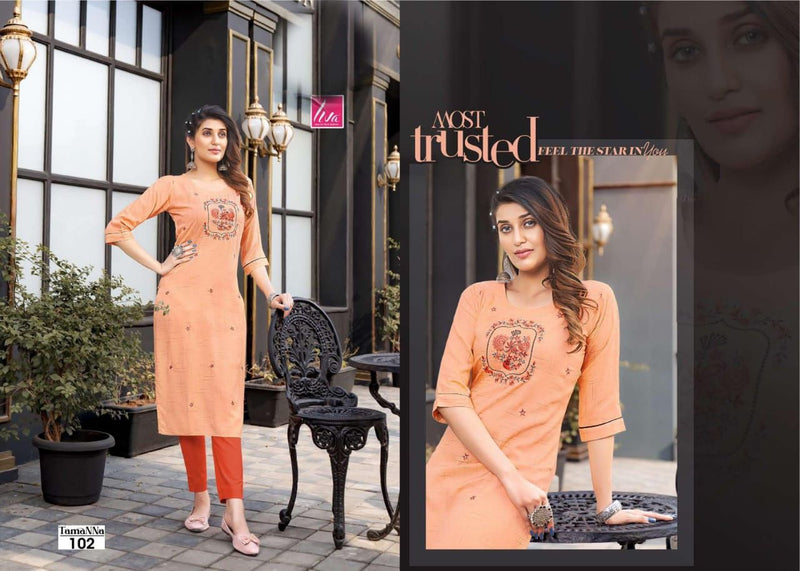 Hiva Designer Tamanna Vol 2 Rayon Fancy Casual Wear Kurtis