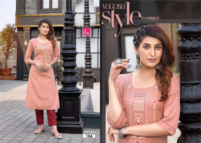 Hiva Designer Tamanna Vol 2 Rayon Fancy Casual Wear Kurtis