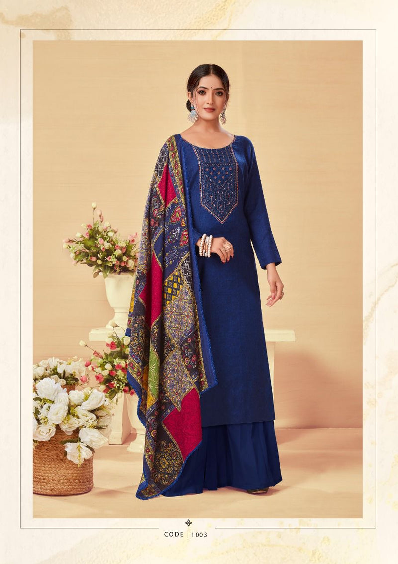 Roli Moli Tanvi Pashmina With Fancy Printed Work Stylish Designer Casual Look Salwar Kameez