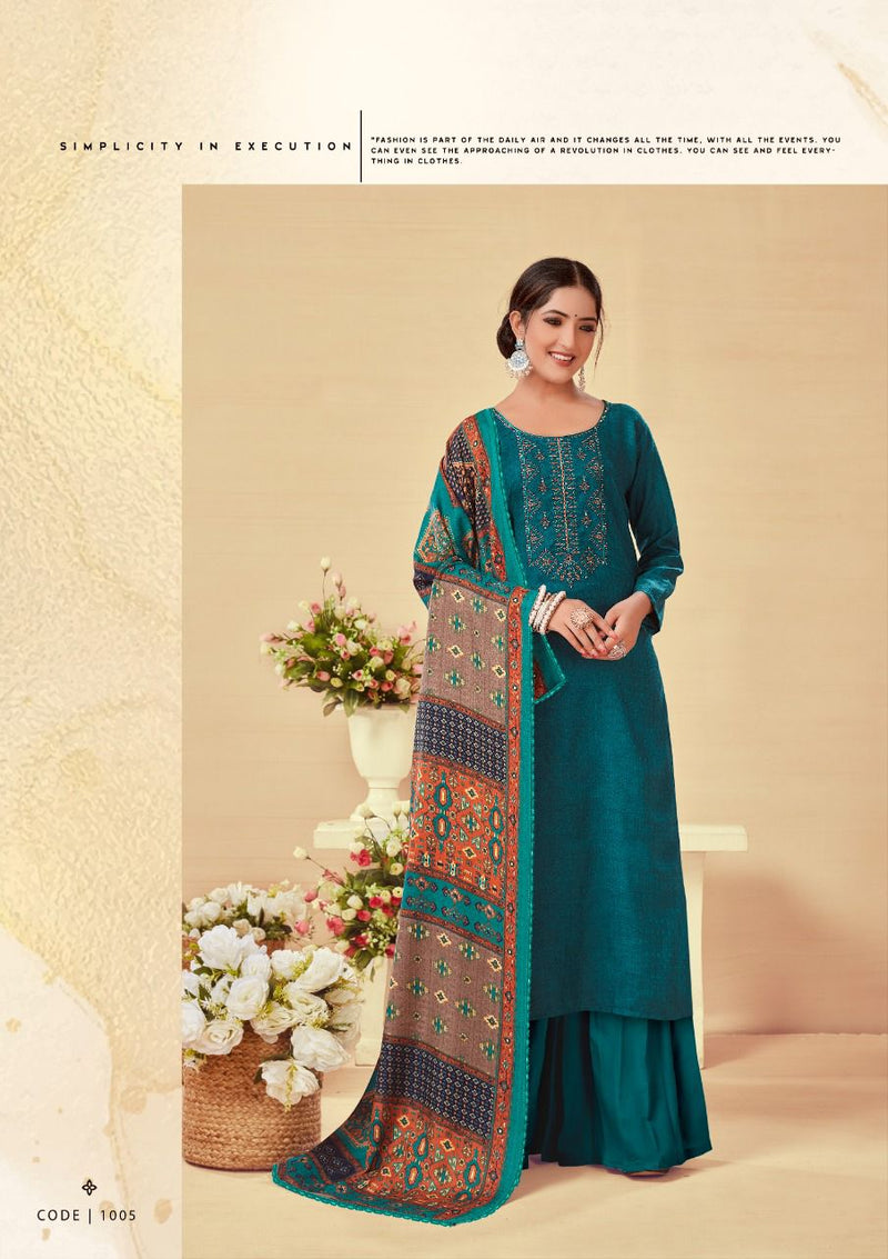 Roli Moli Tanvi Pashmina With Fancy Printed Work Stylish Designer Casual Look Salwar Kameez