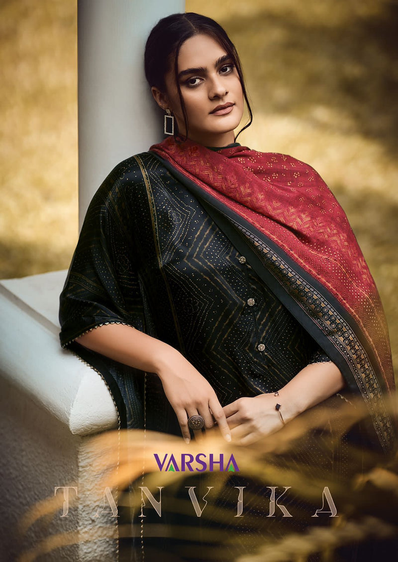 Varsha Dno 01 To 04 Silk With Printed Stylish Designer Party Wear Salwar Kameez
