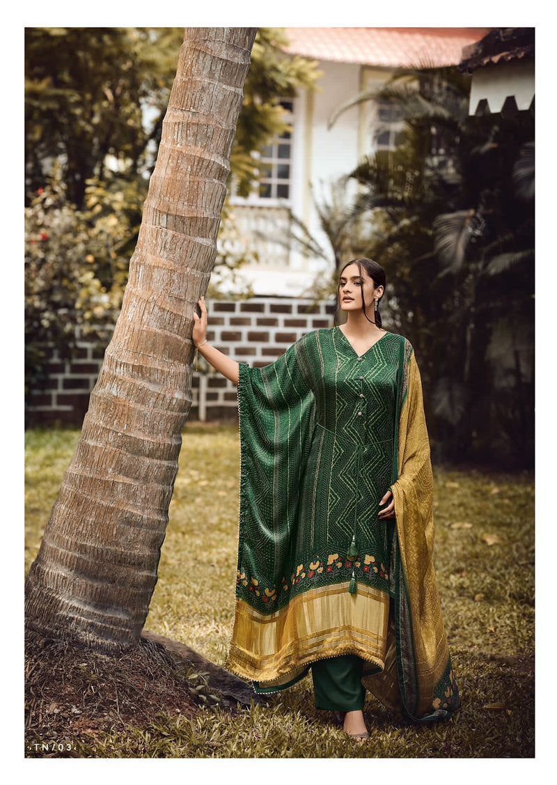 Varsha Dno 01 To 04 Silk With Printed Stylish Designer Party Wear Salwar Kameez