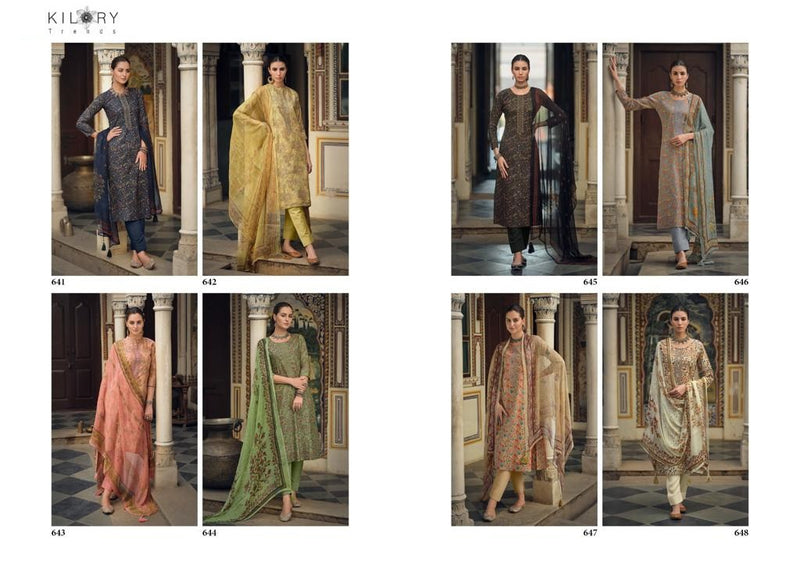 Kilory Trendz Tesoro Lawn Cotton Fancy Embroidery Work Printed Designer Salwar Kameez