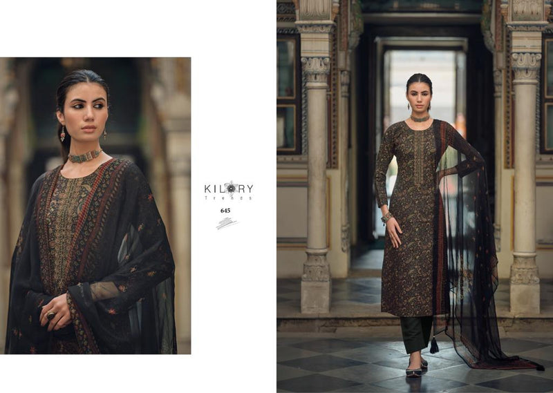 Kilory Trendz Tesoro Lawn Cotton Fancy Embroidery Work Printed Designer Salwar Kameez
