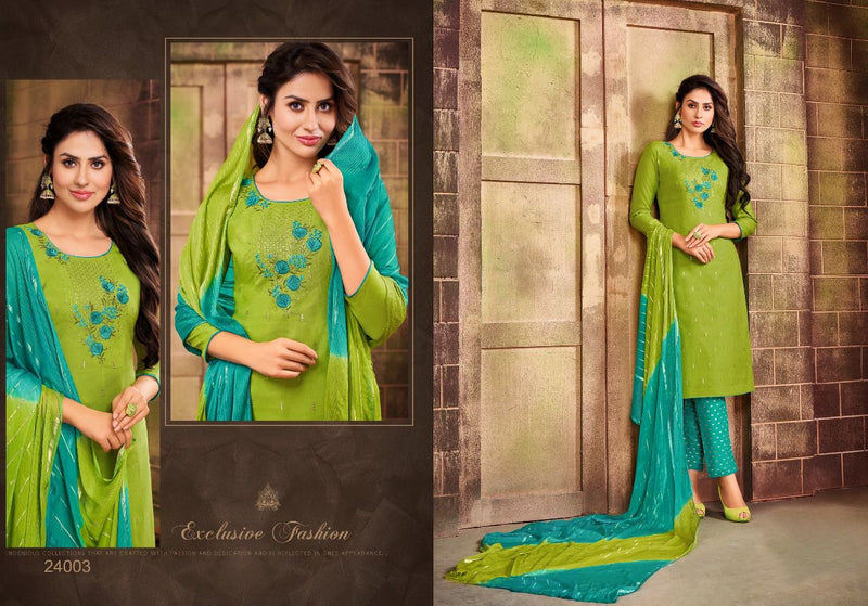 Kapil Trendz Thar Rayon Designer Stylish Festive Wear Kurtis With Bottom & Dupatta