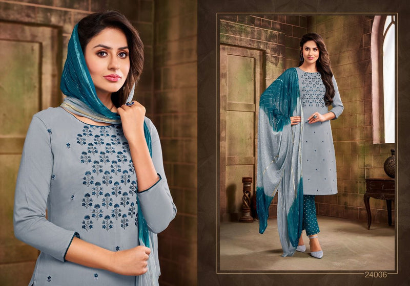 Kapil Trendz Thar Rayon Designer Stylish Festive Wear Kurtis With Bottom & Dupatta