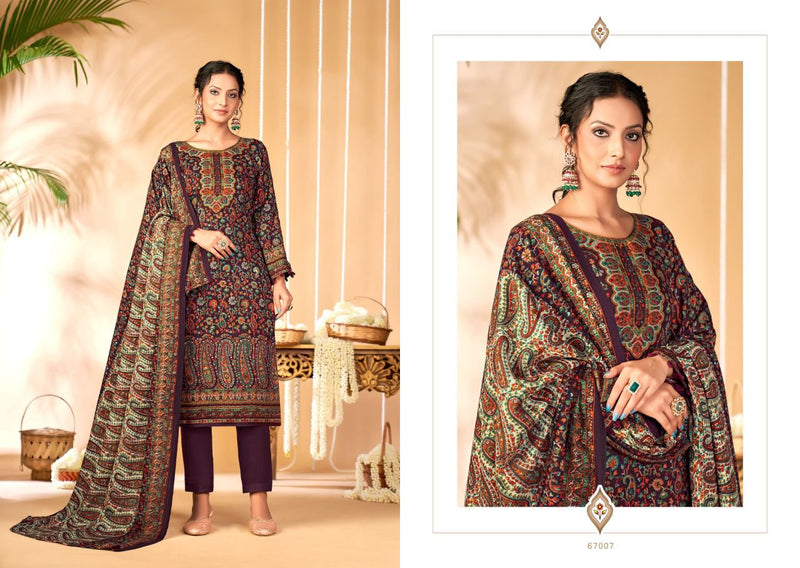 Skt Suit Tiara Pashmina With Beautiful Print Work Stylish Designer Festive Wear Fancy Salwar Suit