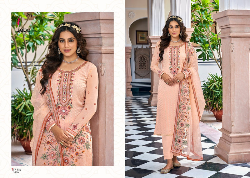Eba LIfestyle Tiara Georgette   With Fancy Embroidery Work Stylish Designer Salwar Kameez