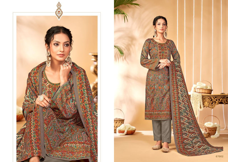 Skt Suit Tiara Pashmina With Beautiful Print Work Stylish Designer Festive Wear Fancy Salwar Suit