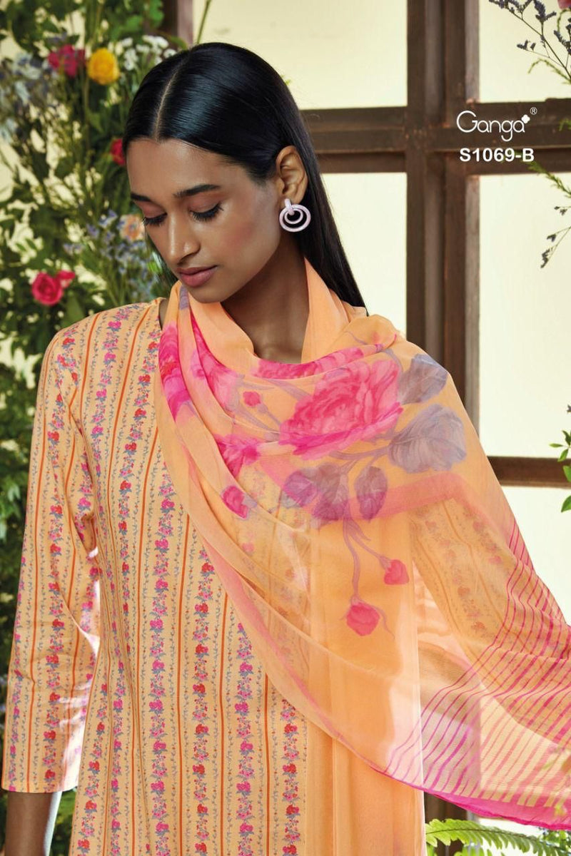 Ganga Timila 1069 Premium Cotton Fancy Designer Printed Party Wear Salwar Suits