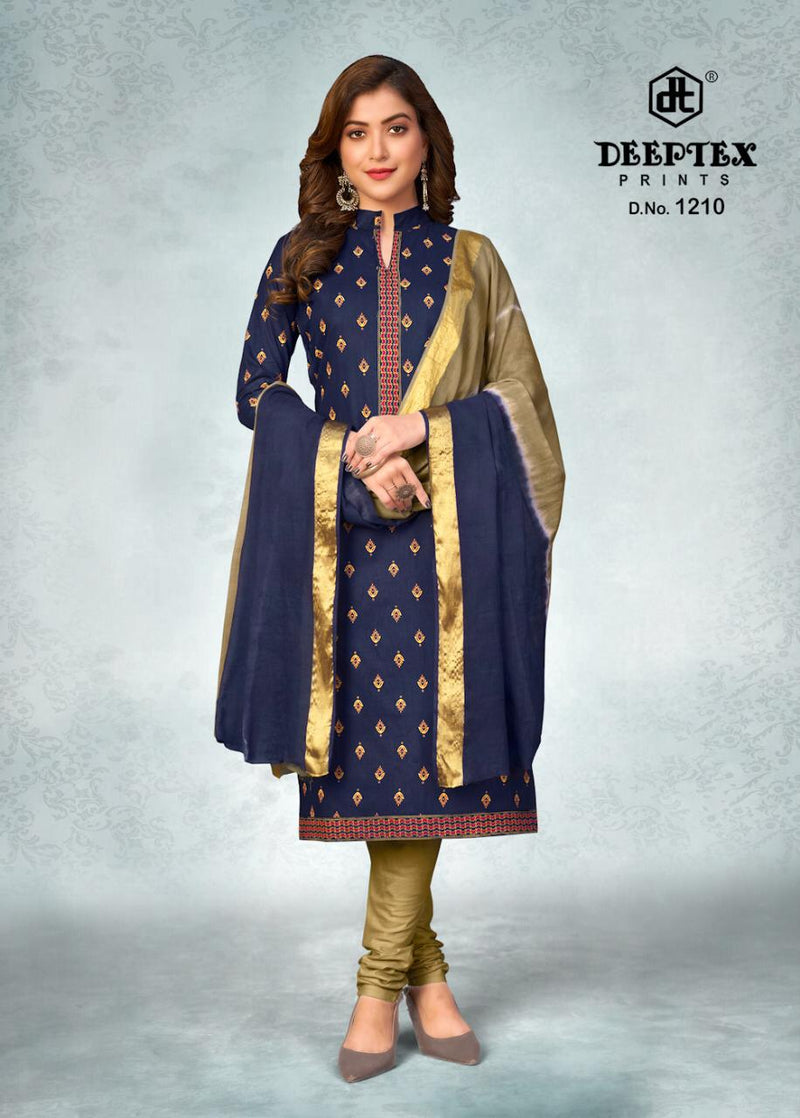 Deeptex Prints Tradition Vol 12 Cotton Printed Festive Wear Salwar Suits