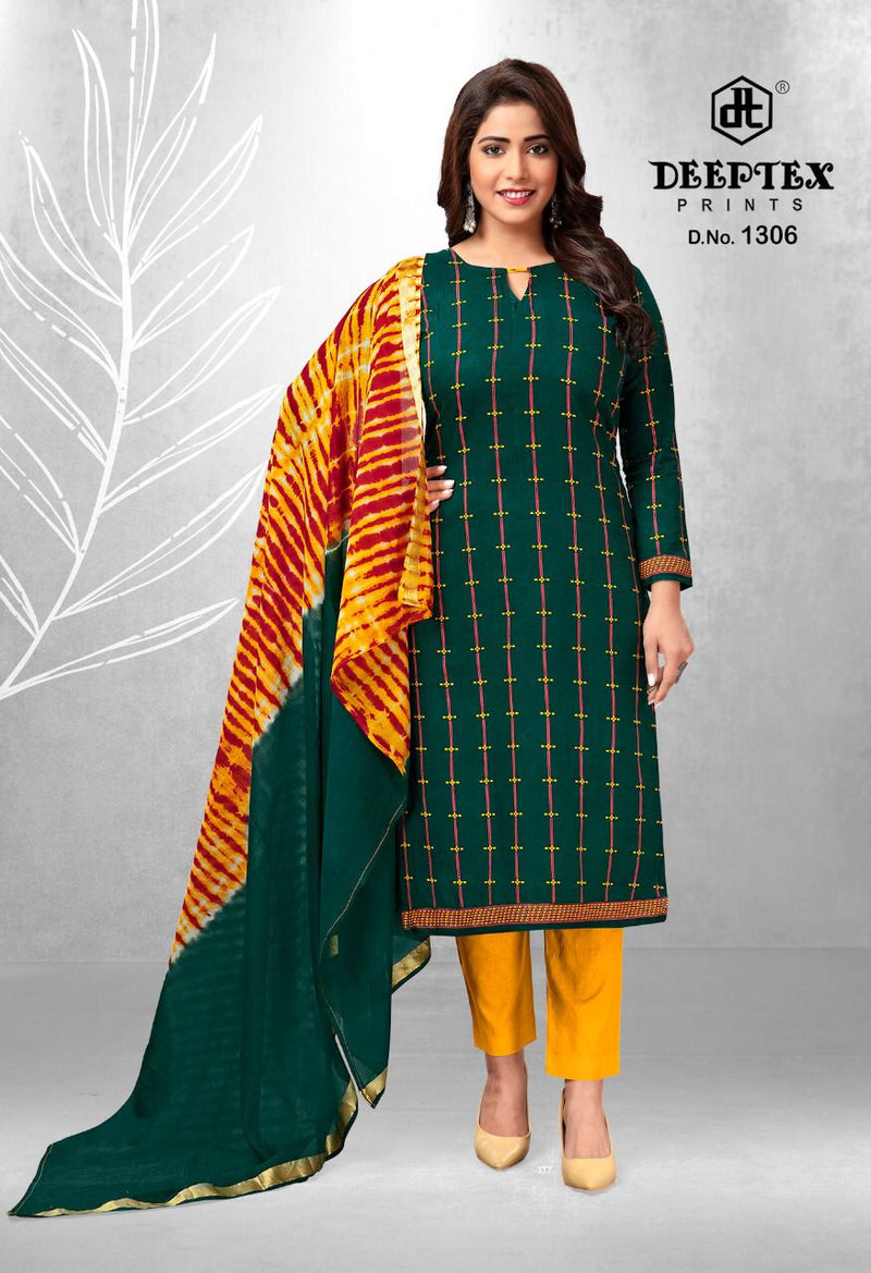 Deeptex Prints Tradition Vol 13 Cotton Printed Festive Wear Salwar Suits