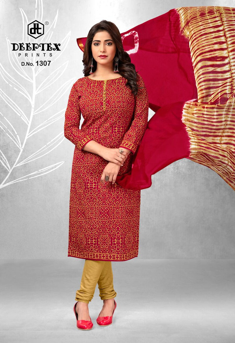 Deeptex Prints Tradition Vol 13 Cotton Printed Festive Wear Salwar Suits