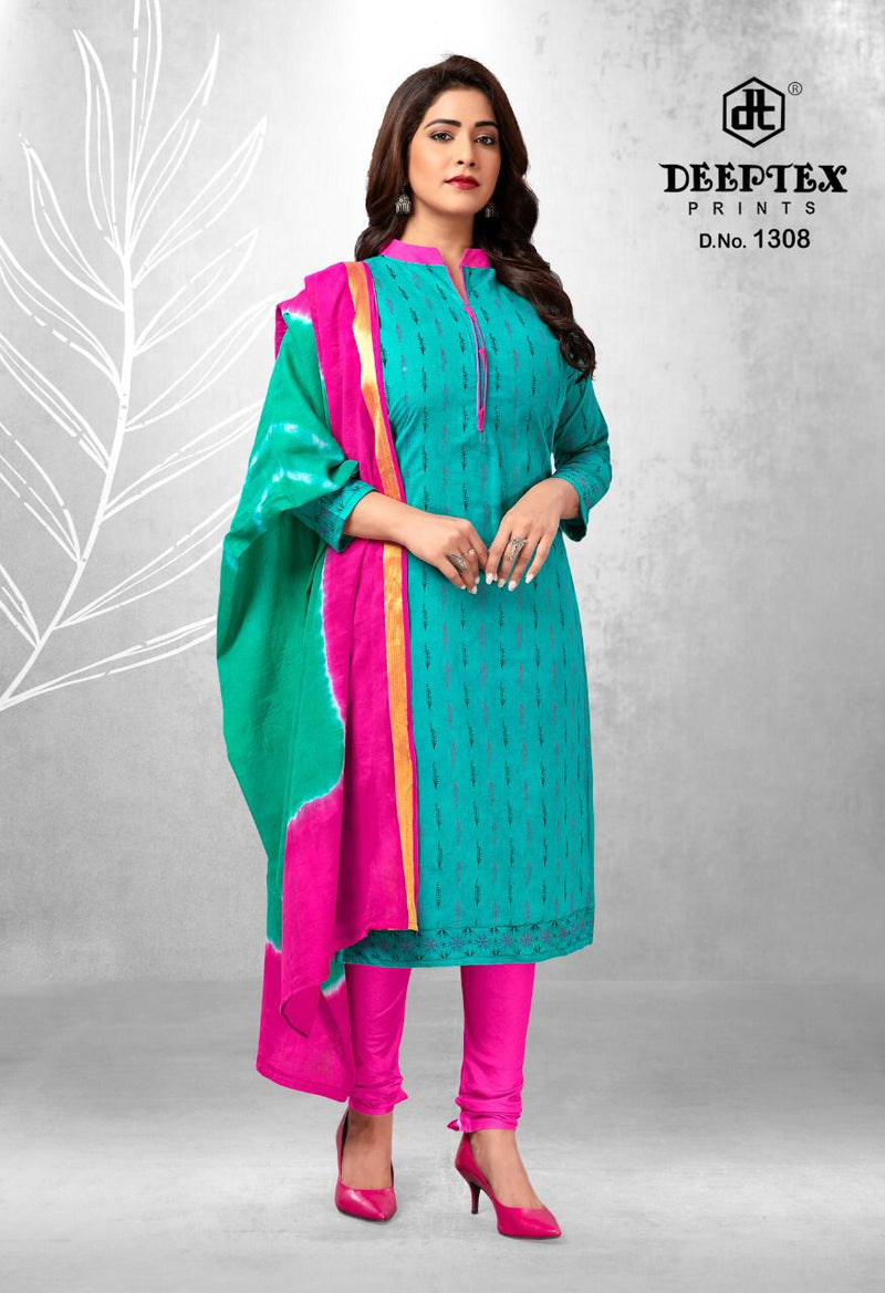 Deeptex Prints Tradition Vol 13 Cotton Printed Festive Wear Salwar Suits