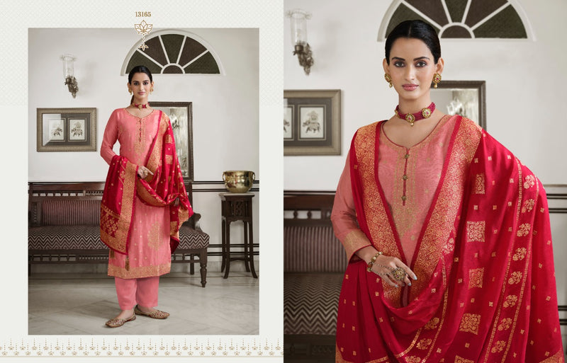 Zisa Traditional Vol 3 Dola Jacquard Heavy Designer Wedding Wear Salwar Kameez