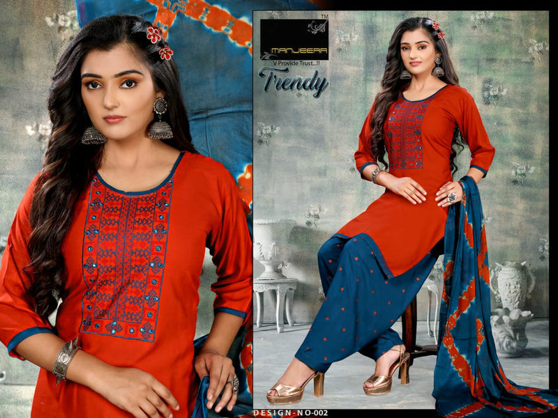 Manjree Fashion Trendy Rayon Party Wear Patiyala Style Ready Made  Salwar Kameez