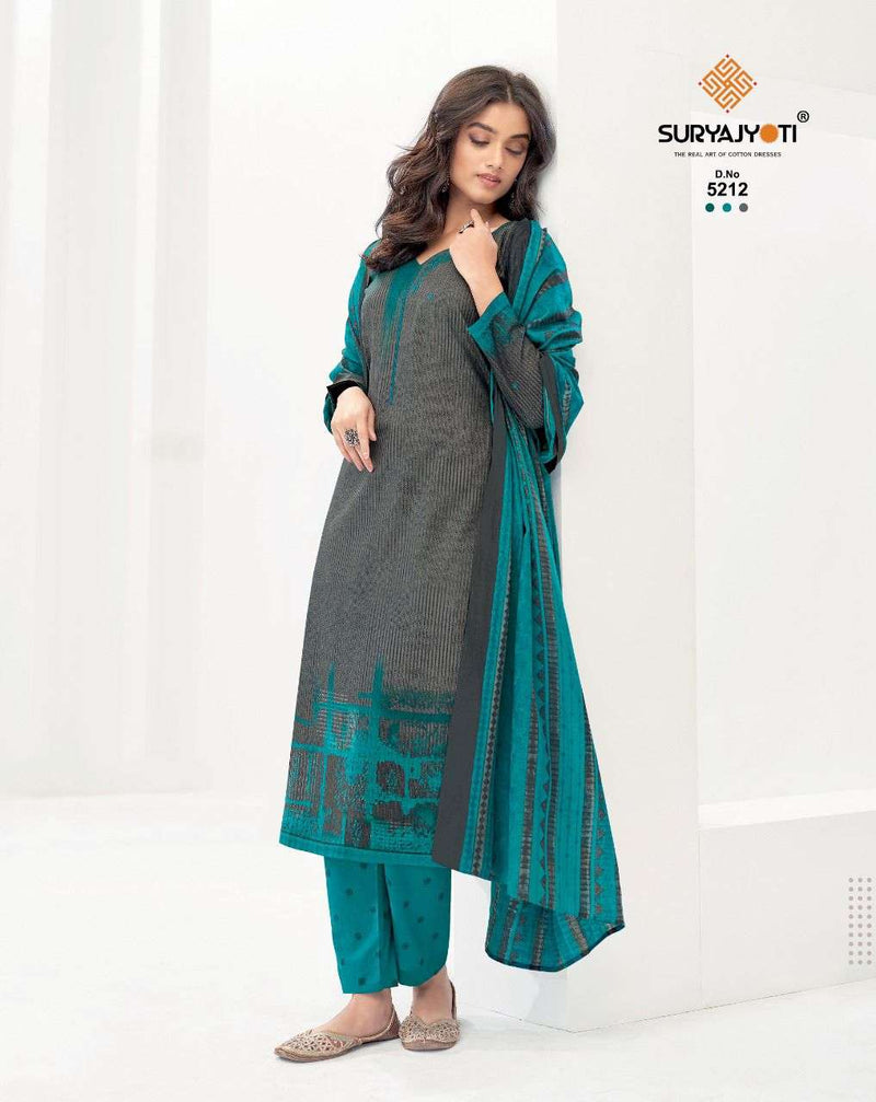 Surya Jyoti Trendy Cottons Vol 52 Cotton Printed Festive Wear Salwar Kameez