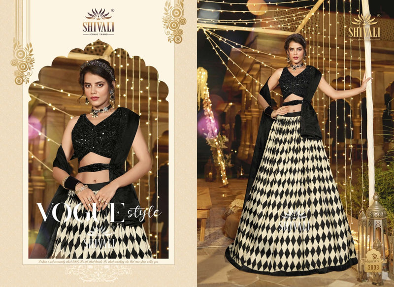 Shivali Triple Dhamaka 2.0 Fancy With Embroidery Work Stylish Designer Wedding Lehenga