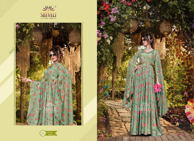 Shivali Triple Dhamaka 4.0 Fancy With Printed Work Stylish Designer Party Wear Fancy kurti
