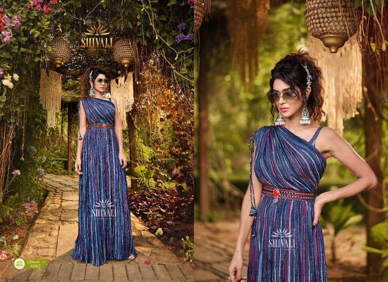 Shivali Triple Dhamaka 4.0 Fancy With Printed Work Stylish Designer Party Wear Fancy kurti