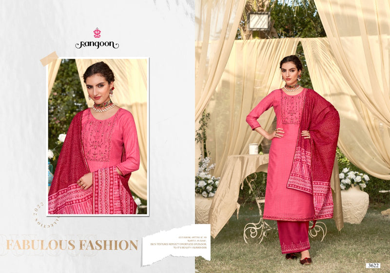 Rangoon Trupti Lining Cotton Embroidered Designer Party Wear Ready Made Salwar Suits