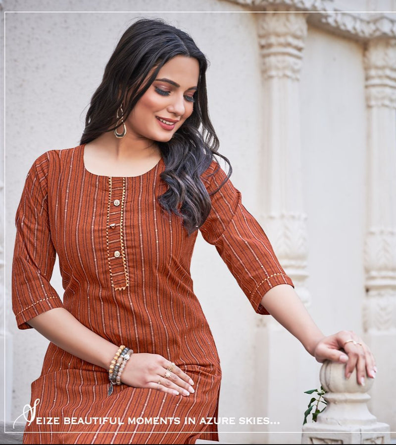 Kurti Times Tulip Vol 2 Cotton Fancy Stylish Office Wear Kurtis