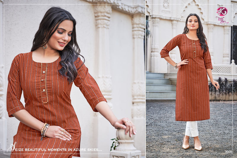 Kurti Times Tulip Vol 2 Cotton Fancy Stylish Office Wear Kurtis