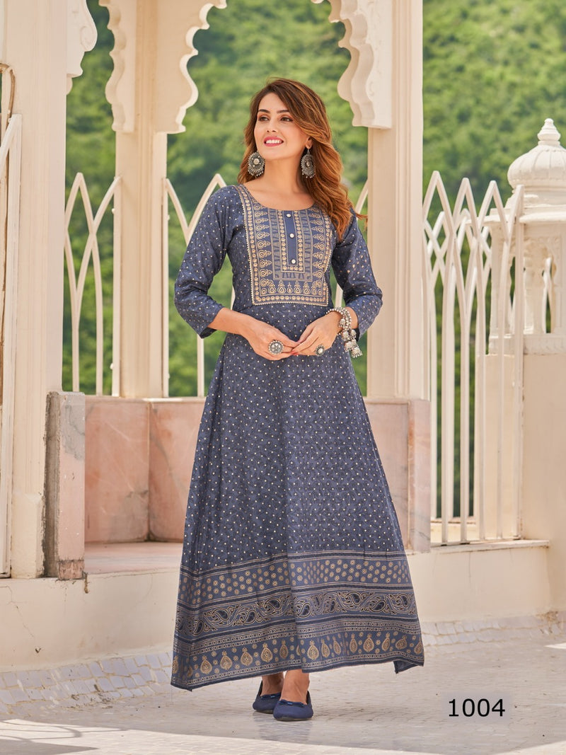 Radhika Lifestyle Twinkle Vol 1 Rayon With Printed work Stylish Designer Festive Wear Casual Look Kurti