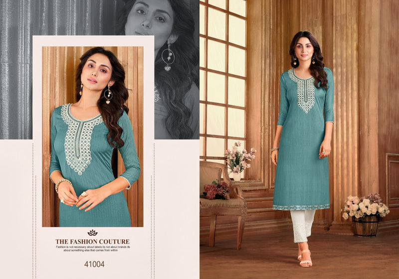 Kapil Trendz Twisha Rayon With Fancy Stylish Designer Festive Wear Casual Look Kurti