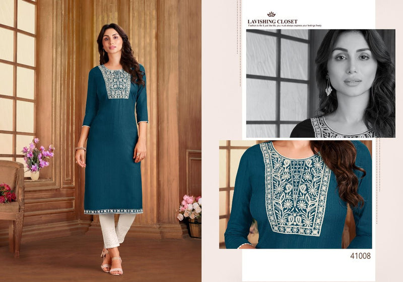 Kapil Trendz Twisha Rayon With Fancy Stylish Designer Festive Wear Casual Look Kurti