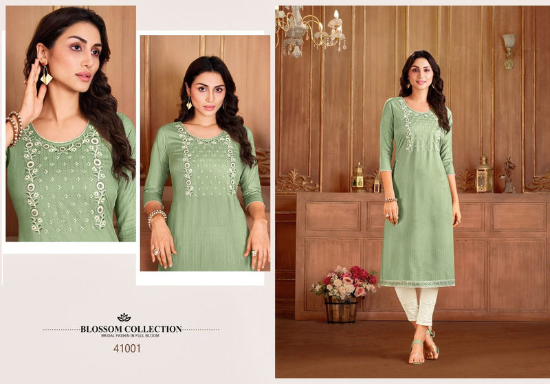 Kapil Trendz Twisha Rayon With Fancy Stylish Designer Festive Wear Casual Look Kurti