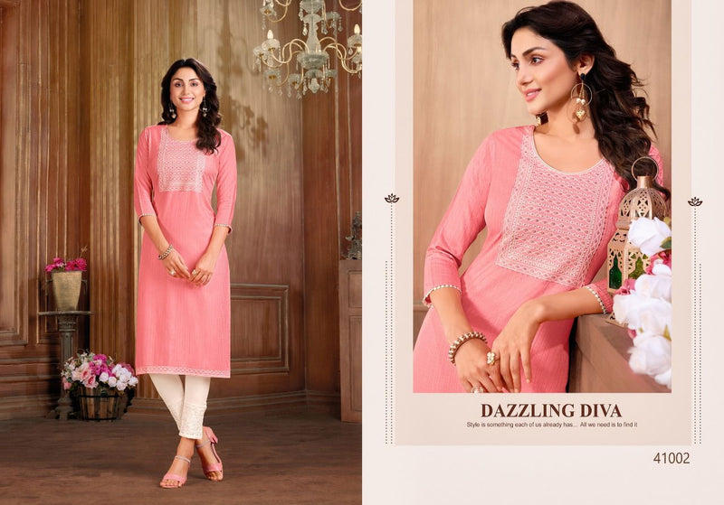 Kapil Trendz Twisha Rayon With Fancy Stylish Designer Festive Wear Casual Look Kurti