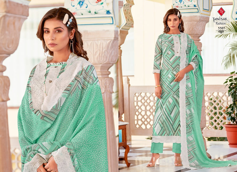 Tanishk Fashion Firdous Pure Cotton Printed Casual Wear Salwar Suit