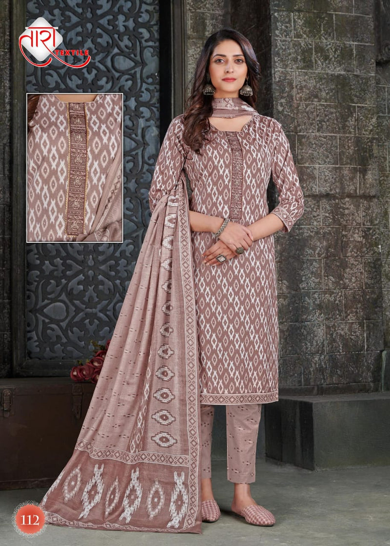 Tara Textile Ikkat Tie Special Vol 1 Heavy Cotton Casual Dailywear Salwar Kameez